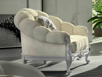 GIADA - Fabric armchair with armrests by CASA +39 - view 2